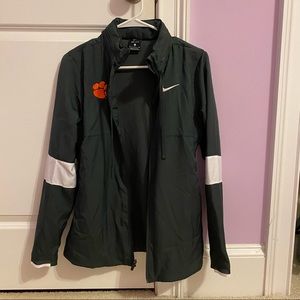 NIKE Clemson Gray Jacket with Hood